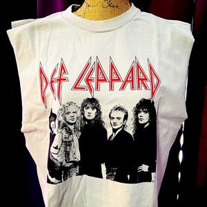 Def Leppard Band Pre Cut Tank Top